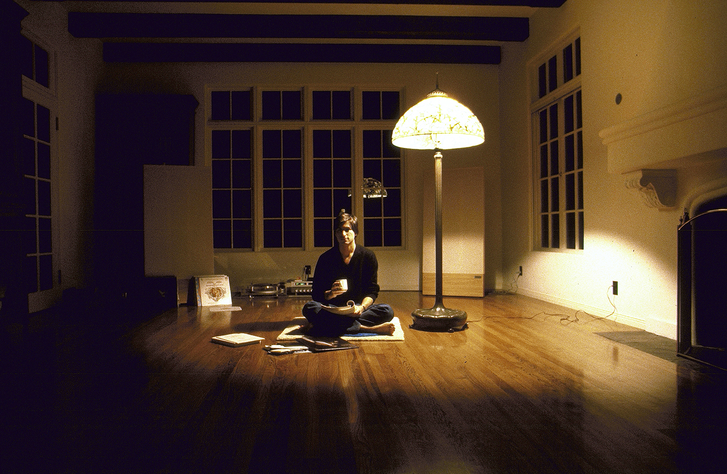Steve Jobs at his Woodside, Calif. home, 1982